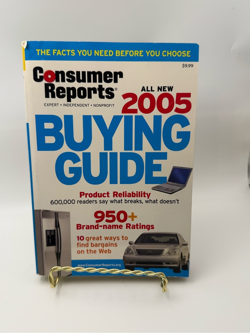 Consumer Reports Buying
Guide 2005 - Annual Ratings
Autos Electronics Home